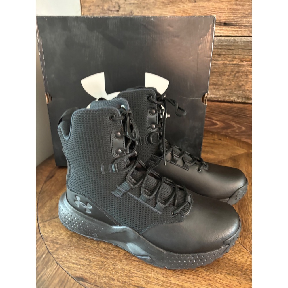 Under Armour Micro G Stellar G2 Tactical Boots Black Mens 9 4E Extra Wide 302831